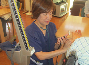 看護師による体調管理
